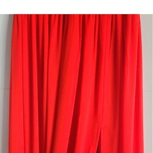 Love X Design Athen Plunging V-Neck Maxi Dress, Red, NWT - Picture 7 of 13